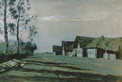 Village by Moonlight by Isaak Ilyich Levitan